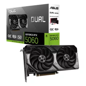   Asus Videokártya - nVidia DUAL-RTX5060-O8G (8192MB, GDDR7, 128bit, 1xHDMI, 3xDP)