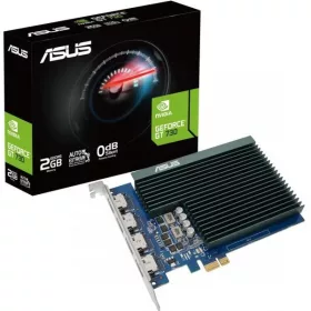   Asus Videokártya - nVidia GT730-4H-SL-2GD5 (2048MB DDR5, 64bit, 927/5010Mhz, 4xHDMI, Passzív)