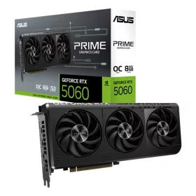   Asus Videokártya - nVidia PRIME-RTX5060-O8G (8192MB, GDDR7, 128bit, 1xHDMI, 3xDP)