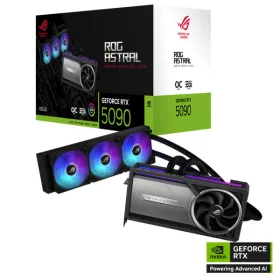   Asus Videokártya - nVidia ROG-ASTRAL-LC-RTX5090-O32G-GAMING (32768MB, GDDR7, 512bit, 2xHDMI, 3xDP)