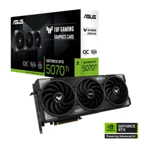   Asus Videokártya - nVidia TUF-RTX5070TI-O16G-GAMING (16384MB, GDDR7, 256bit, 2xHDMI, 3xDP)
