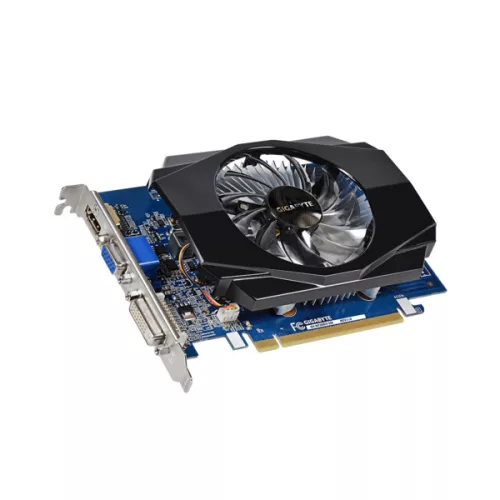 Gigabyte Videókártya - Nvidia GT730 (2048MB DDR3, 64bit, 902/1800MHz, Dsub, DVI, HDMI, Single Slot Ventilátor)