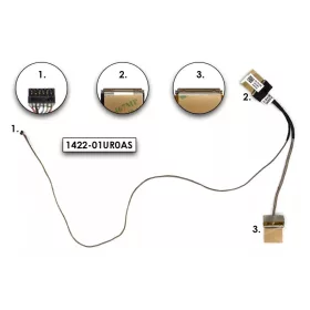   Asus X555LA (X554LA, F555LA), X555LD (R556LD), X555LN (K555LN) gyári új LCD kábel (LVDS) (14005-01360600)