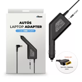   Lenovo 20V 2.25A (45W) IdeaPad Yoga utángyártott új autós, szivargyújtós laptop töltő