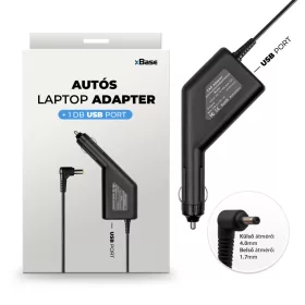   Lenovo 20V 3.25A (65W) 4.0x1.7mm utángyártott új autós, szivargyújtós laptop töltő