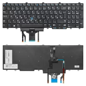   05DRWM gyári új magyar háttérvilágításos laptop billentyűzet