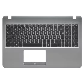   90NB0B33-R31HU0 gyári új fekete magyar laptop billentyűzet + szürke felső fedél