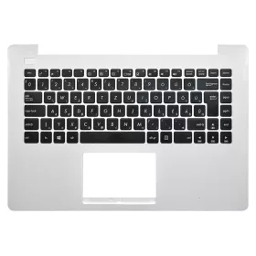   90NB04W2-R31HU0 gyári új fekete magyar laptop billentyűzet + fehér felső fedél