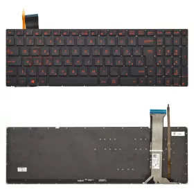   0KNB0-662GHU00 gyári új fekete magyar háttérvilágított laptop billentyűzet