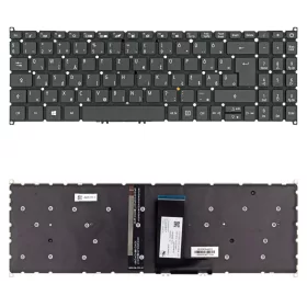   6B.HF8N2.020 gyári új magyar fekete háttérvilágításos laptop billentyűzet, keret nélkül