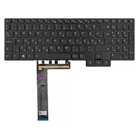   5CB0Z26901 gyári új fekete magyar RGB háttérvilágításos, keret nélküli laptop billentyűzet