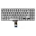 90NB0IA6-R32HU0 gyári új magyar ezüst háttérvilágításos laptop billentyűzet, keret nélkül