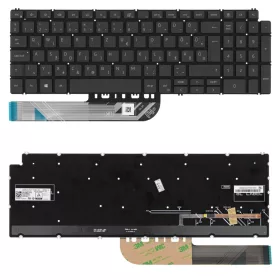   06KJ0H gyári új fekete magyar háttérvilágított laptop billentyűzet, keret nélkül