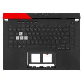   90NR0571-R33HU0 gyári új magyar RGB háttérvilágításos laptop billentyűzet + felső fedél