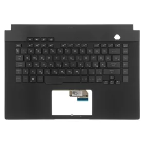   90NR02E1-R31HU1 gyári új szürke magyar RGB háttérvilágításos laptop billentyűzet + szürke felső fedél