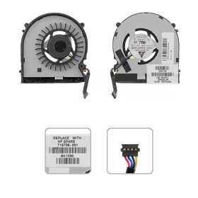 716736-001 gyári új hűtés, ventilátor (5V)