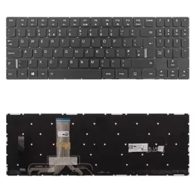   PK1312M7B26 gyári új fekete angol (UK) RGB háttérvilágított laptop billentyűzet, keret nélkül