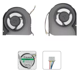   044PG6, 0XNTR8 gyári új hűtés, ventilátor (párban) (5V)