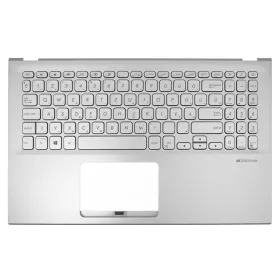   90NB0KR2-R31HU1 gyári új ezüst magyar laptop billentyűzet + ezüst felső fedél