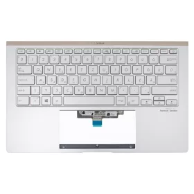   90NB0MP1-R31HU0 gyári új, magyar háttérvilágításos laptop billentyűzet + felső fedél