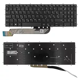   0PWY8C gyári új magyar fekete laptop billentyűzet, keret nélkül