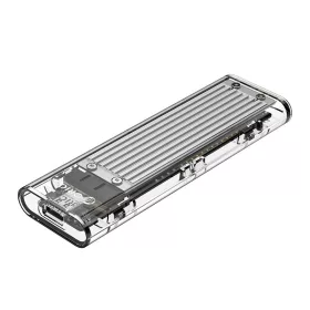   Orico M.2 NVMe külső SSD ház ezüst-átlátszó (ORICO-TCM2-C3-SV-BP)