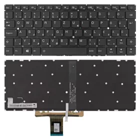   V154420BK1 gyári új, magyar háttérvilágításos fekete laptop billentyűzet, keret nélkül