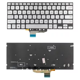   90NB0KL2-R31HU0 gyári új magyar háttérvilágításos laptop billentyűzet, keret nélkül