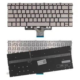   M45221-001 gyári új arany US angol háttérvilágításos laptop billentyűzet, keret nélkül