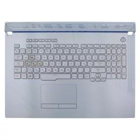   90NR01T6-R37HU0 gyári új magyar kék RGB háttérvilágításos laptop billentyűzet