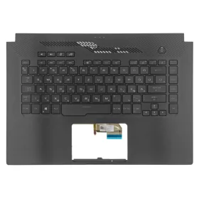   90NR03V1-R31HU0 gyári új magyar fekete háttérvilágításos laptop billentyűzet + fekete felső fedél