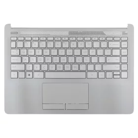   L24820-001 gyári új, angol (US) ezüst laptop billentyűzet + ezüst felső fedél
