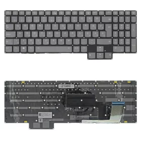   5CB1L09910 gyári új magyar RGB háttérvilágításos laptop billentyűzet, keret nélkül