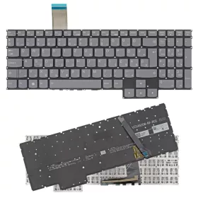   5CB0Z37641 gyári új magyar RGB háttérvilágításos laptop billentyűzet, keret nélkül