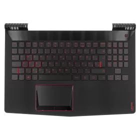   5CB0N00284 gyári új magyar háttérvilágításos fekete - piros laptop billentyűzet