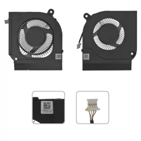   23.QDQN2.001, 23.QDQN2.002 gyári új hűtés, ventilátor (12V) (párban)