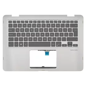   13NB0GD0P02011 gyári új horvát háttérvilágított laptop billentyűzet + felső fedél