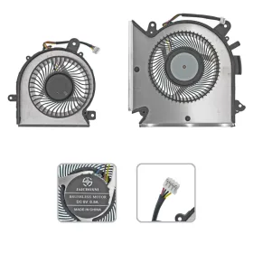 MSI GF65 gyári új hűtés, ventilátor (5V) (párban)