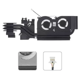 24.Q59N2.001 gyári új komplett hűtés GTX1650 (5V)