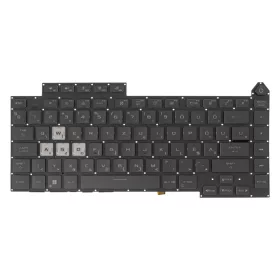   90NR0571-R33HU0 gyári új magyar RGB háttérvilágításos laptop billentyűzet