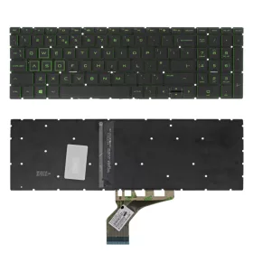   L57593-001 gyári új angol (US) háttérvilágított laptop billentyűzet, keret nélkül