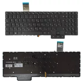   5CB1D01922 gyári új magyar háttérvilágításos laptop billentyűzet, keret nélkül