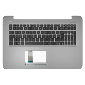   90NB0A01-R30140 gyári új fekete magyar laptop billentyűzet + ezüst fedél