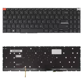   9Z.NLHBN.00Q gyári új magyar háttérvilágításos fekete laptop billentyűzet, keret nélkül