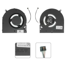   DFS5K121144645 gyári új hűtés, ventilátor (5V) (párban)