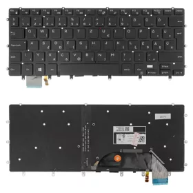   0GDT9F gyári új magyar fekete háttérvilágításos laptop billentyűzet