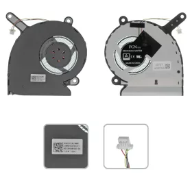   13NR0220M03012 gyári új hűtés, GPU ventilátor (5V) (hosszú kábeles)