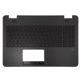   90NB0AH2-R31LA0 gyári új, UK angol háttérvilágításos laptop billentyűzet + felső fedél