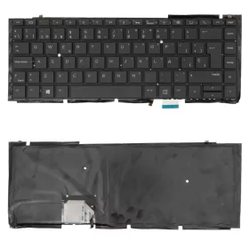   L66882-XXX gyári új spanyol háttérvilágításos laptop billentyűzet, keret nélkül