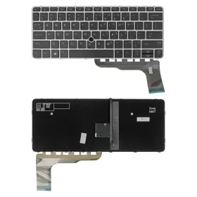   813301-001 gyári új US angol háttérvilágításos billentyűzet trackpointtal (széles csatlakozó)